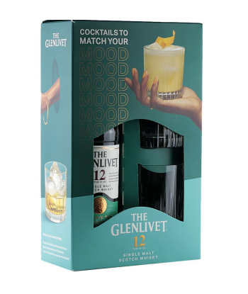 GLENLIVET 12YO 0,7L 40% +2...