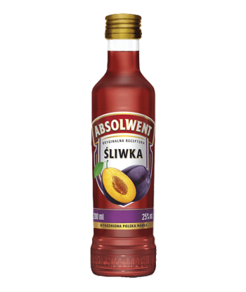 ABSOLWENT ŚLIWKA 0,2L 25%...