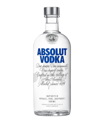 ABSOLUT BLUE 0,5L 40% WÓDKA